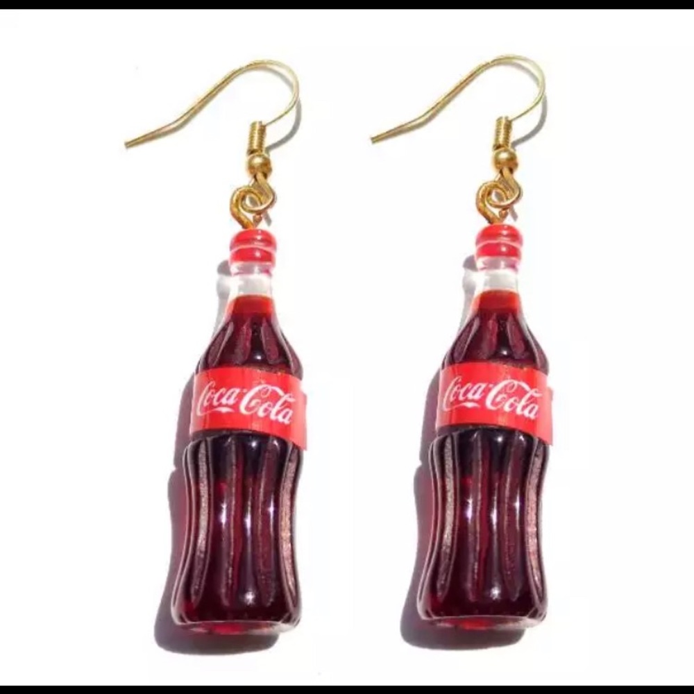 Coca-Cola Shape bottle earrings